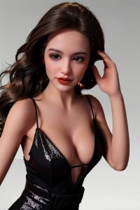 Orange in 166cm/5ft5 G-cup Silicone Head Doll - Ursula at rosemarydoll