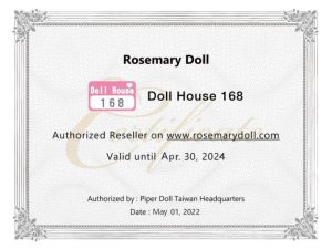 Doll House 168 Certificate 2023