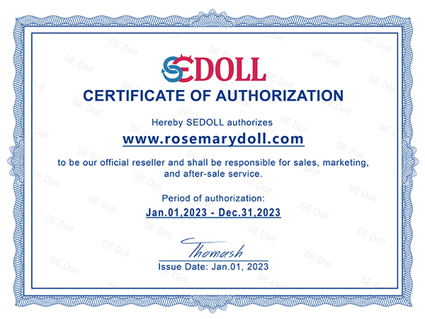 Certificado SE Sex Doll