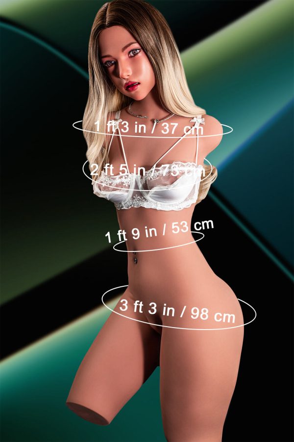 Climax 110cm/3ft7 64.6LB Silicone Head Sex Doll Torso - Grace at rosemarydoll