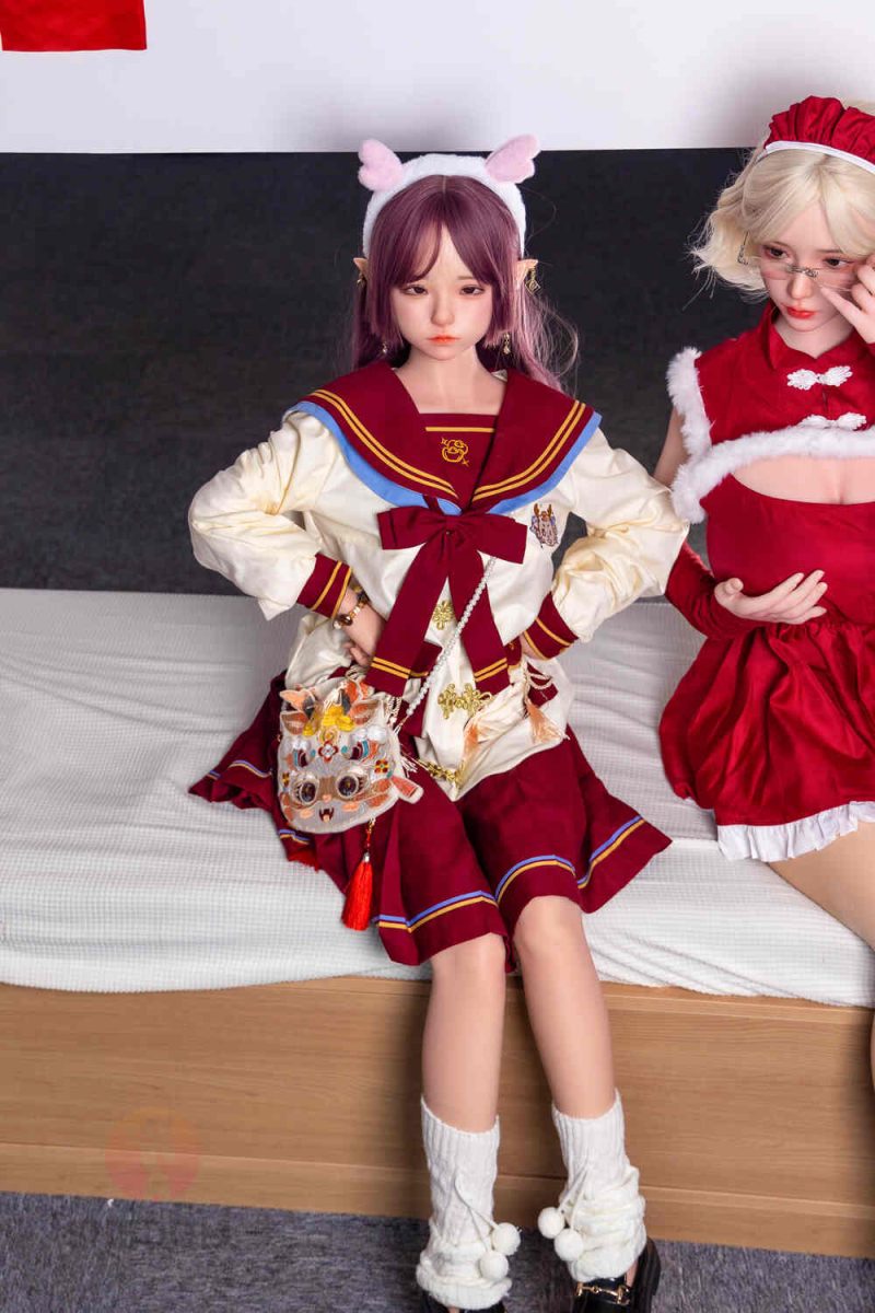 SHEDOLL 148cm/4ft10 C-cup Silicone Head Sex Doll - Erin at rosemarydoll