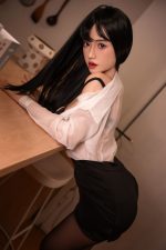 Naranja en 158cm/5ft2 D-cup Silicona Sex Doll - Haruna en rosemarydoll