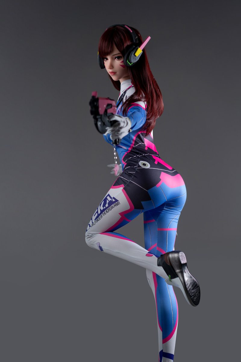 Gamelady 167cm/5ft6 E-cup Silicona Sex Doll - D.VA en rosemarydoll