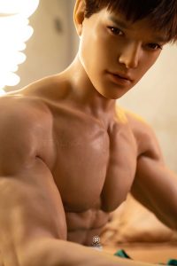 REALING 175cm/5ft9 Male Silicone Head Sex Doll - Leonardo en rosemarydoll