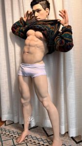 REALING 180cm/5ft11 Männliche Silikon Sexpuppe - Bertin bei rosemarydoll