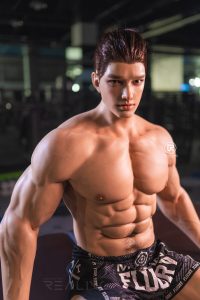 REALING Poupée sexuelle masculine en silicone 183cm/6ft - Zack à rosemarydoll