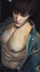 REALING 82cm/2ft8 Hombre Torso Silicona Cabeza Sex Doll - Leonardo en rosemarydoll