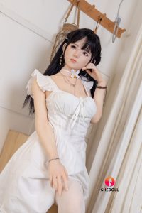 SHEDOLL 156cm/5ft1 E-cup Silicone Head Sex Doll - Xiao Fu en rosemarydoll