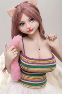 Castle156cm5ft1 F-Cup Silikon Kopf Sex Puppe - Alva Hart bei rosemarydoll