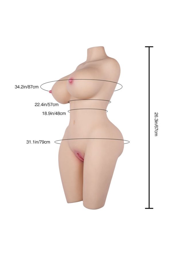 Tantaly 38.1LB abnehmbare Vaginal Sex Doll 4 in 1 mit Tantabosom - Ginny bei rosemarydoll