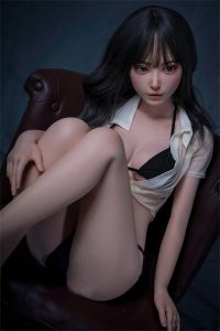 XY 150cm4ft11 D-cup Silicona Cabeza Sex Doll - Lin en rosemarydoll