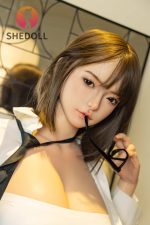 SHE 163cm5ft4 H-cup Silicone Head Sex Doll – April at rosemarydoll