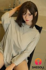 SHE 163cm5ft4 H-cup Silicone Head Sex Doll – April at rosemarydoll