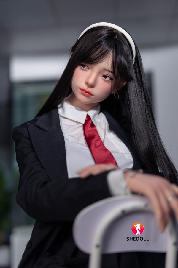 SHE 165cm5ft5 E-cup Silicona Cabeza Sex Doll - Gu Xiaoyu en rosemarydoll