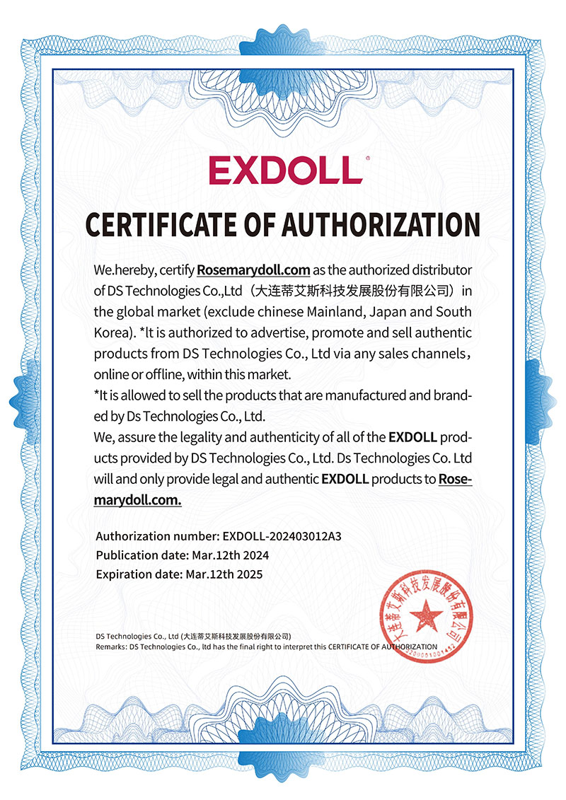 EXDOLL Certificates 2024