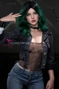 FunWest 157cm5ft2 D-Cup Silikon Sex Puppe - Alexa bei rosemarydoll