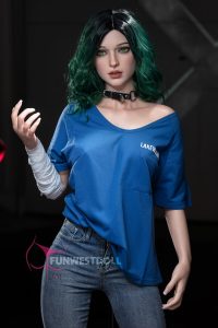 FunWest 157cm5ft2 D-Cup Silikon Sex Puppe - Alexa bei rosemarydoll