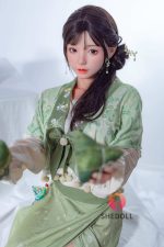 SHE 158cm5ft2 C-cup Silicona Cabeza Sex Doll - Zhiyuan en rosemarydoll