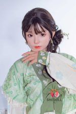 SHE 158cm5ft2 C-cup Silicona Cabeza Sex Doll - Zhiyuan en rosemarydoll