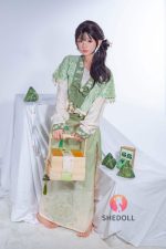 SHE 158cm5ft2 C-cup Silicona Cabeza Sex Doll - Zhiyuan en rosemarydoll