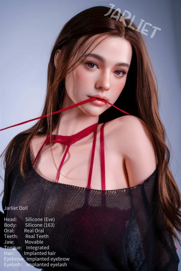 Jarliet 163cm5ft4 D-cup Silicona Sex Doll - Eva en rosemarydoll