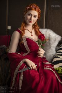 Starpery 165cm5ft5 G-Cup Silikon Kopf Sex Puppe - Lucretia bei rosemarydoll