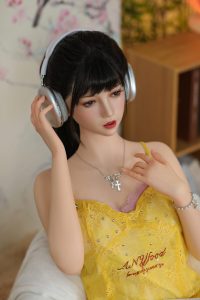 Orange in 158cm5ft2 D-Cup Silikon Sex Puppe - Aoe bei rosemarydoll