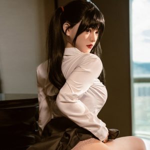 SY 160cm5ft3 C-Cup Silikon Kopf Sex Puppe - Kitty Yale bei rosemarydoll
