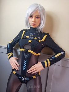Jiusheng 168cm5ft6 C-Cup Silikon Sex Puppe - Aki bei rosemarydoll