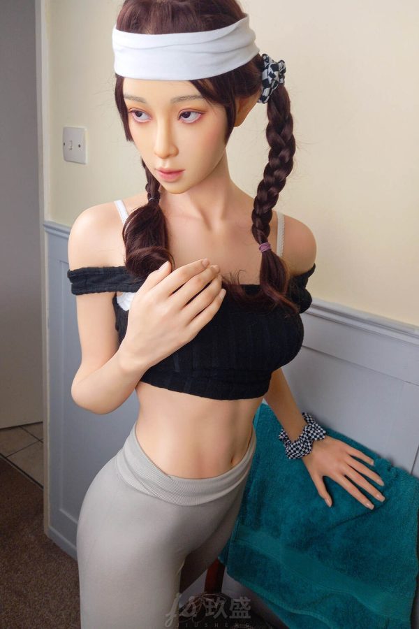 Jiusheng 168cm5ft6 C-cup Silicona Sex Doll - Aki en rosemarydoll