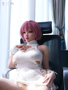HouYu 150cm4ft11 D-cup Silicona Sex Doll - Eva en rosemarydoll
