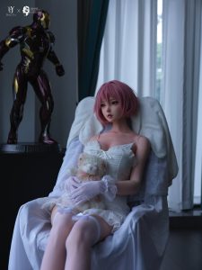 HouYu 150cm4ft11 D-cup Silicona Sex Doll - Eva en rosemarydoll