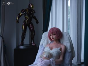 HouYu 150cm4ft11 D-cup Silicona Sex Doll - Eva en rosemarydoll