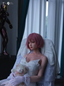 HouYu 150cm4ft11 D-cup Silicona Sex Doll - Eva en rosemarydoll