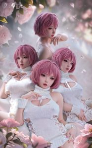 HouYu 150cm4ft11 D-cup Silicona Sex Doll - Eva en rosemarydoll