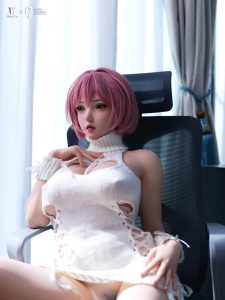 HouYu 150cm4ft11 D-cup Silicona Sex Doll - Eva en rosemarydoll
