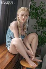 Fanreal 159cm5ft3 G-cup Silicona Sex Doll - Ling en rosemarydoll