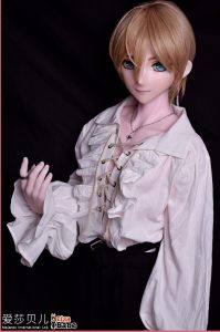 Elsababe Poupée sexuelle masculine en silicone de 153cm5ft - Kanda Osamu à rosemarydoll