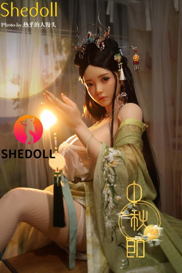 SHE 163cm5ft4 Silicone Head Doll - Qingning at rosemarydoll