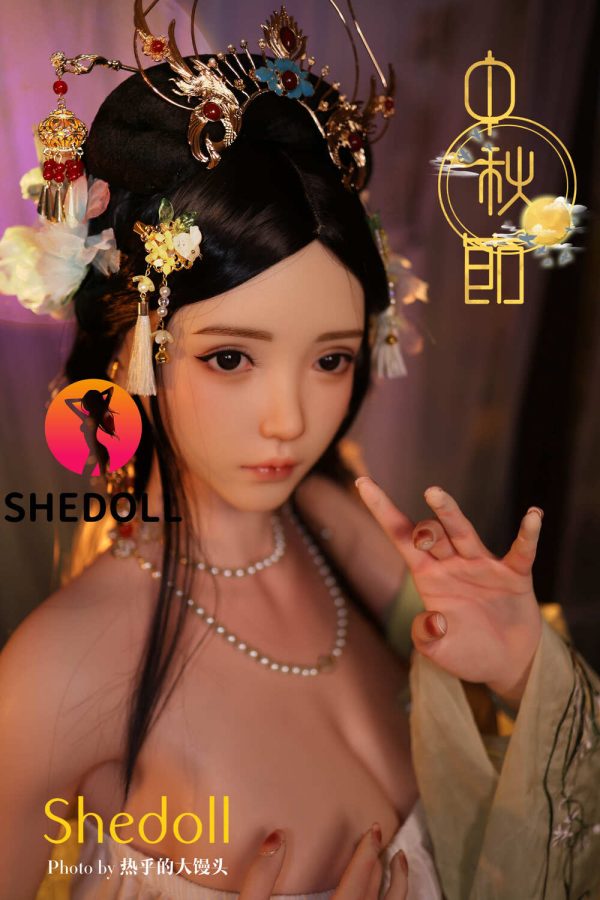 SHE 163cm5ft4 Silicone Head Doll - Qingning at rosemarydoll