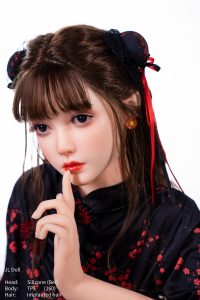 Jarliet 160cm5ft3 C-cup Silicona Cabeza Sex Doll - Bei en rosemarydoll