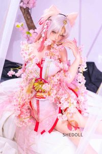 SHE 168cm5ft6 D-Cup Silikon Kopf Sex Puppe - Gu Xiaoyu bei rosemarydoll