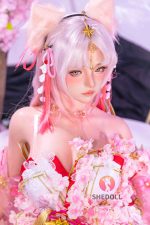 SHE 168cm5ft6 D-Cup Silikon Kopf Sex Puppe - Gu Xiaoyu bei rosemarydoll