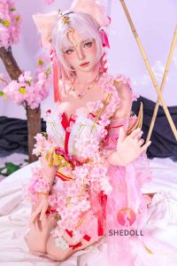 SHE 168cm5ft6 D-Cup Silikon Kopf Sex Puppe - Gu Xiaoyu bei rosemarydoll