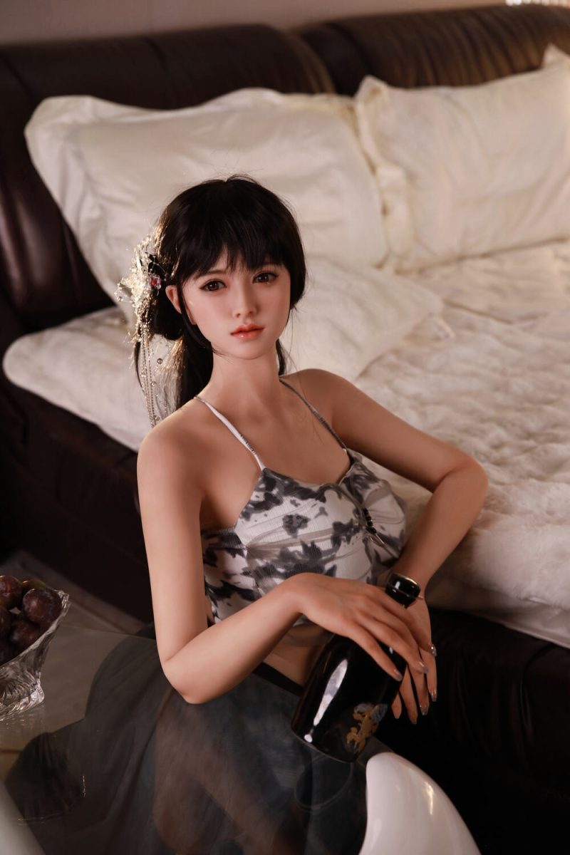 Sanhui 158cm5ft2 F-cup Silicona Sex Doll - Xiaonuo en rosemarydoll