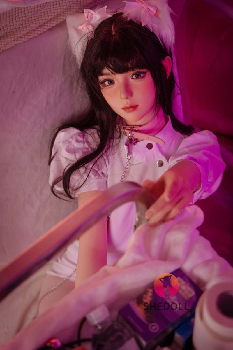 SHE 168cm5ft6 D-cup Silicona Cabeza Sex Doll - Gu Xiaoyu en rosemarydoll