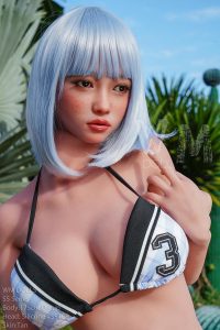 WM 175cm5ft9 B-cup Silicona Cabeza S-TPE Cuerpo Sex Doll - Weitta en rosemarydoll