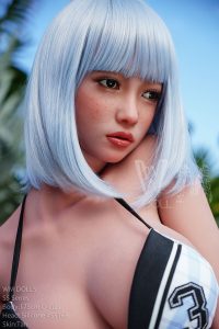 WM 175cm5ft9 B-cup Silicona Cabeza S-TPE Cuerpo Sex Doll - Weitta en rosemarydoll