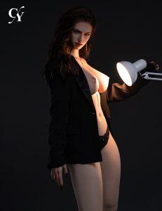 TOP-CYDOLL Poupée sexuelle à tête en silicone, bonnet E, 176cm5ft9 - Elva à rosemarydoll