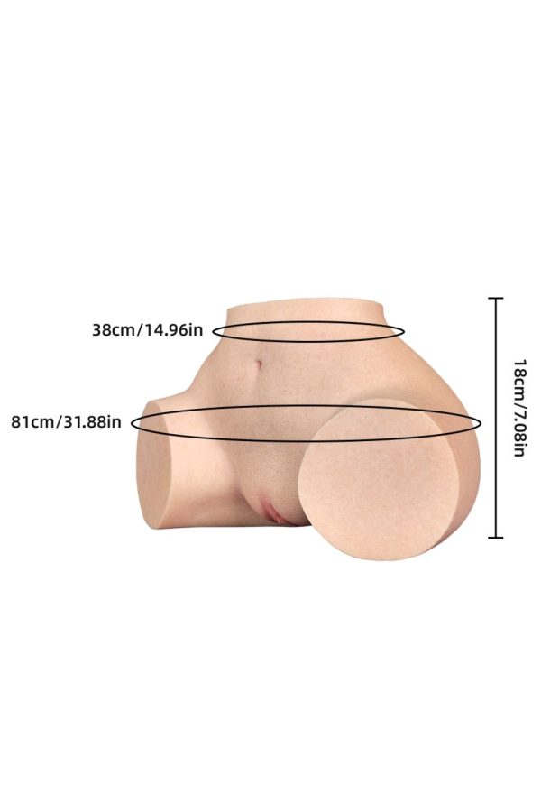 LoveNestle 10.80LB Pocket Pussy Ass Silicone Sex Doll Torso - Naom at rosemarydoll